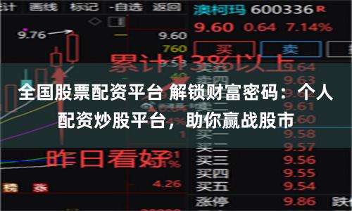 全国股票配资平台 解锁财富密码：个人配资炒股平台，助你赢战股市
